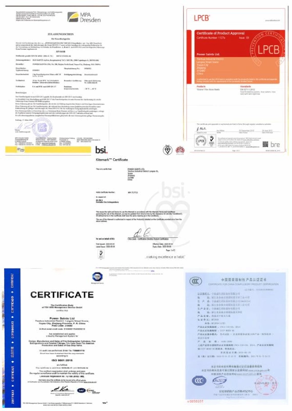 CE Approved 2L Staless Steel Cylinder for Fire Fighting Equipment/Fire Extinguisher/Fire System