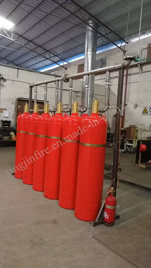 La bouteille de gaz vide d'extincteur peut être remplie de gaz FM200/Hfc227ea Fabricant d'usine de Guangzhou