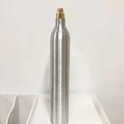 Cylindre en aluminium portatif de soude de CO2 certifié par TUV Tped de 0,6 L 425 g pour des boissons